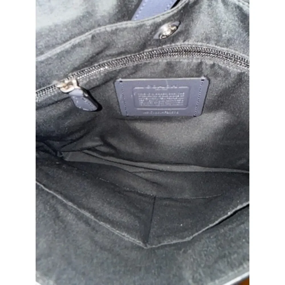 CH028 Coach Charles Messenger Bag*Navy with Navy Cream crossbody*Unisex